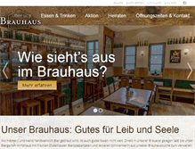 Tablet Screenshot of distelhaeuser-brauhaus.de